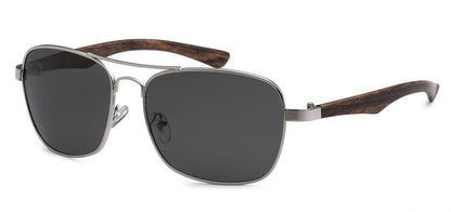 Manhattan Polarized Wood Aviators pz-mh88040